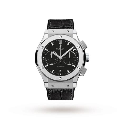 hublot classic fusion chronograph titanium.